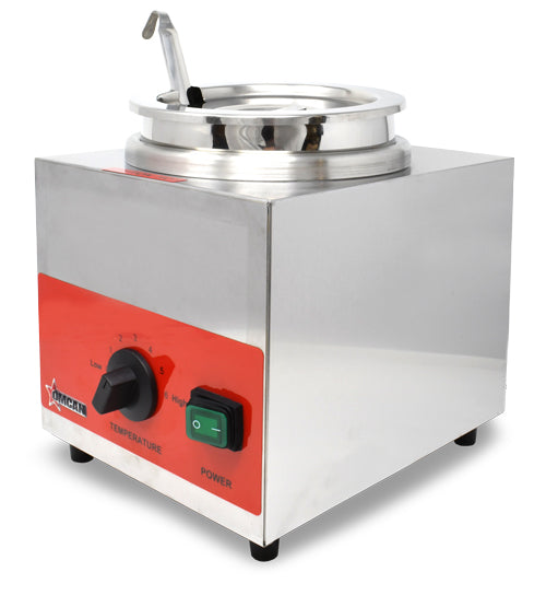 Omcan Countertop Stainless Steel Food Warmer with 3.5 QT capacity