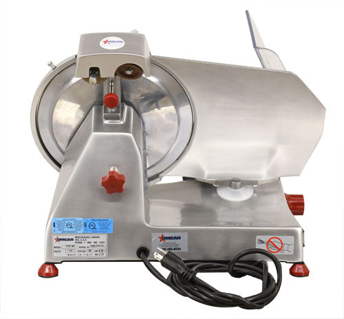 Trento 11″ Belt-Driven Meat Slicer with Compact Body – 0.30 HP, 110 V