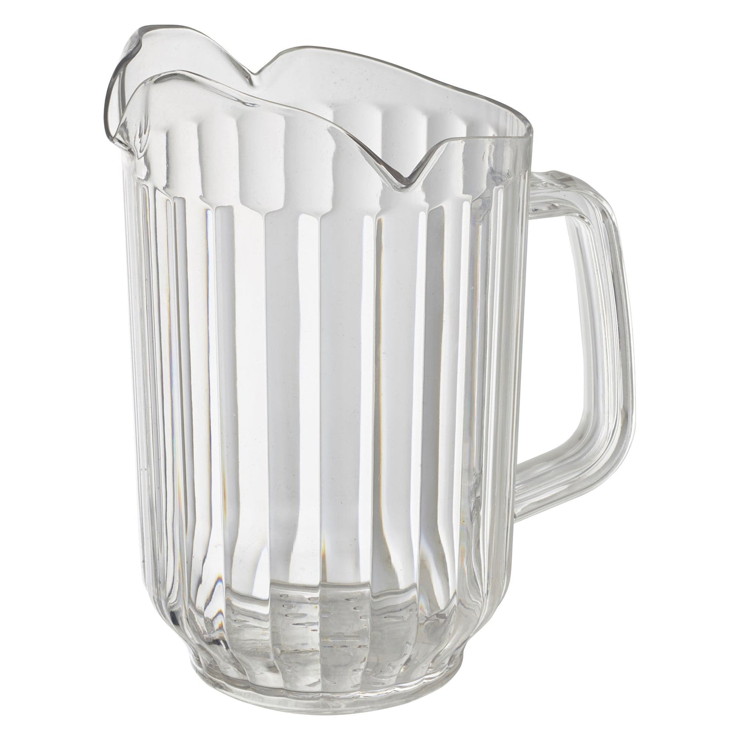 Winco WPCT-60C - 60 oz Triple-Spout Polycarbonate Pitcher, Clear