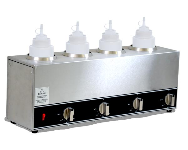 Omcan Quadruple Bottle Sauce Warmer