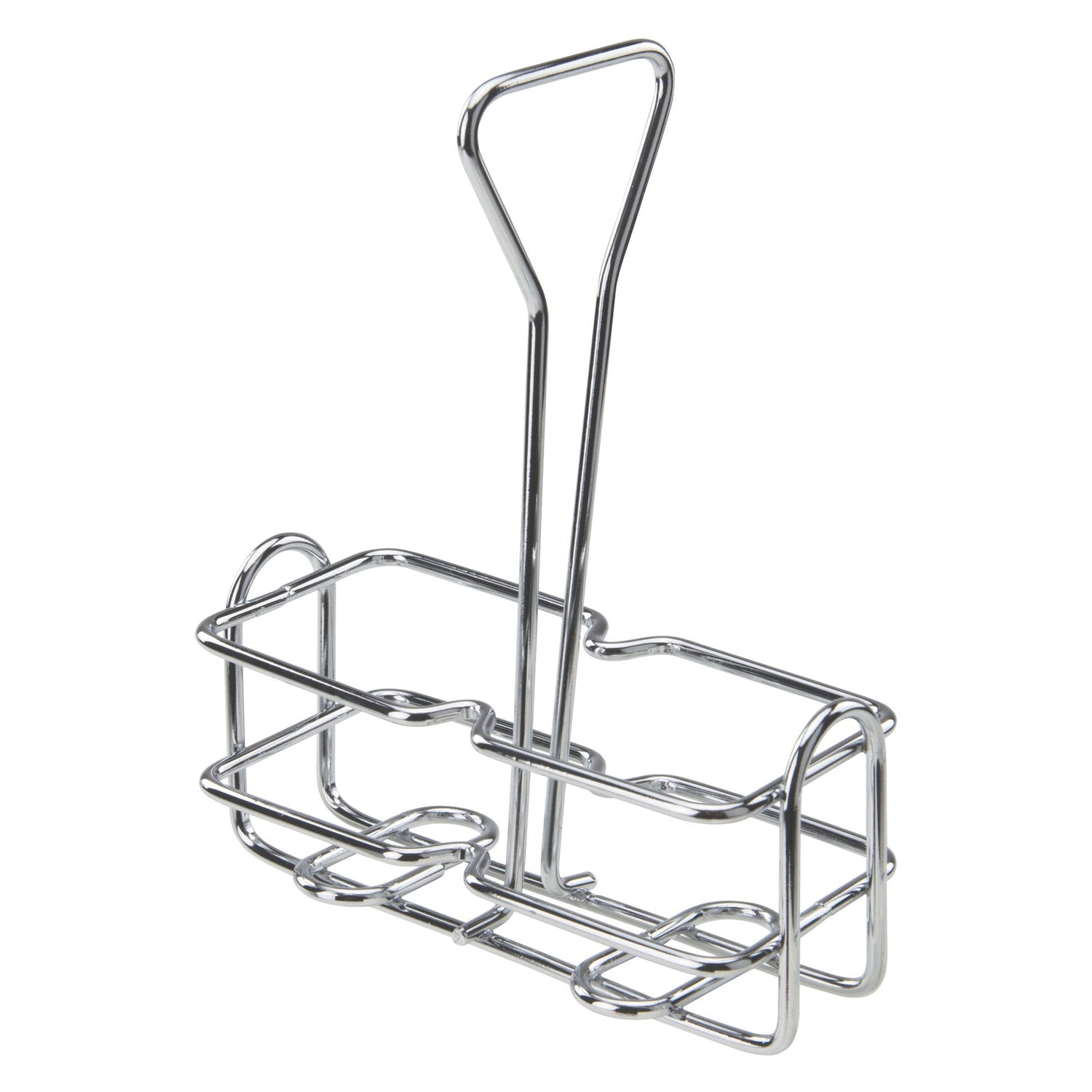 Winco WH-3 - Chrome-Plated Cruet Rack for 6 oz Oil/Vinegar Bottles