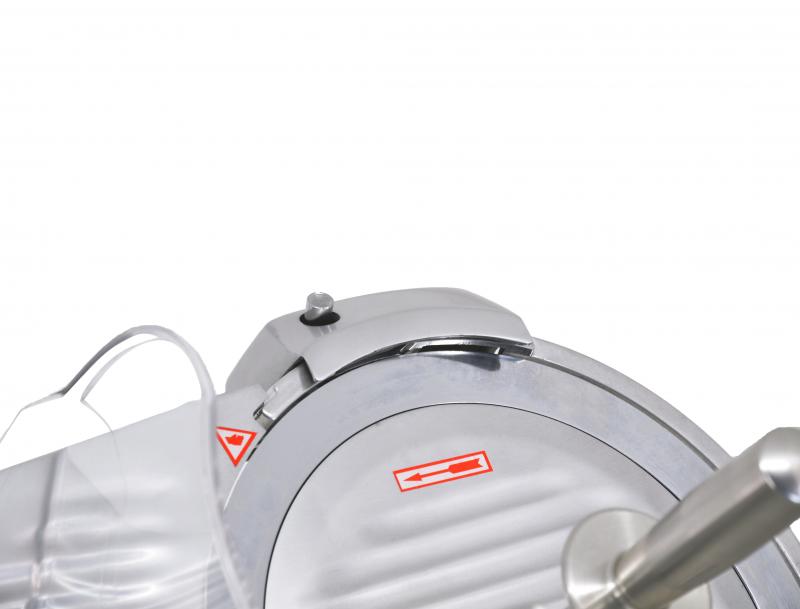 Omcan 12″ Belt-Driven Meat Slicer with Blade Locker (Quebec Safety Standards) – 0.33 HP, 110 V