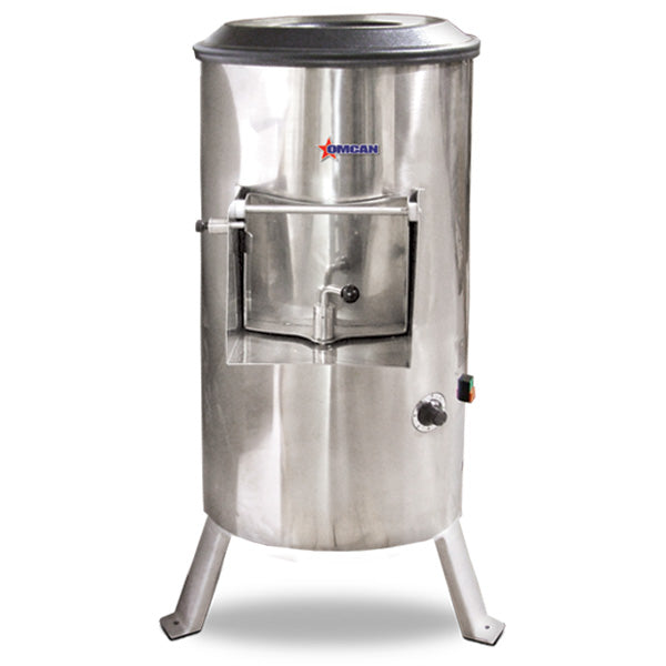 Omcan 55 lb. Heavy Duty Potato Peeler – 110 V, 1 HP