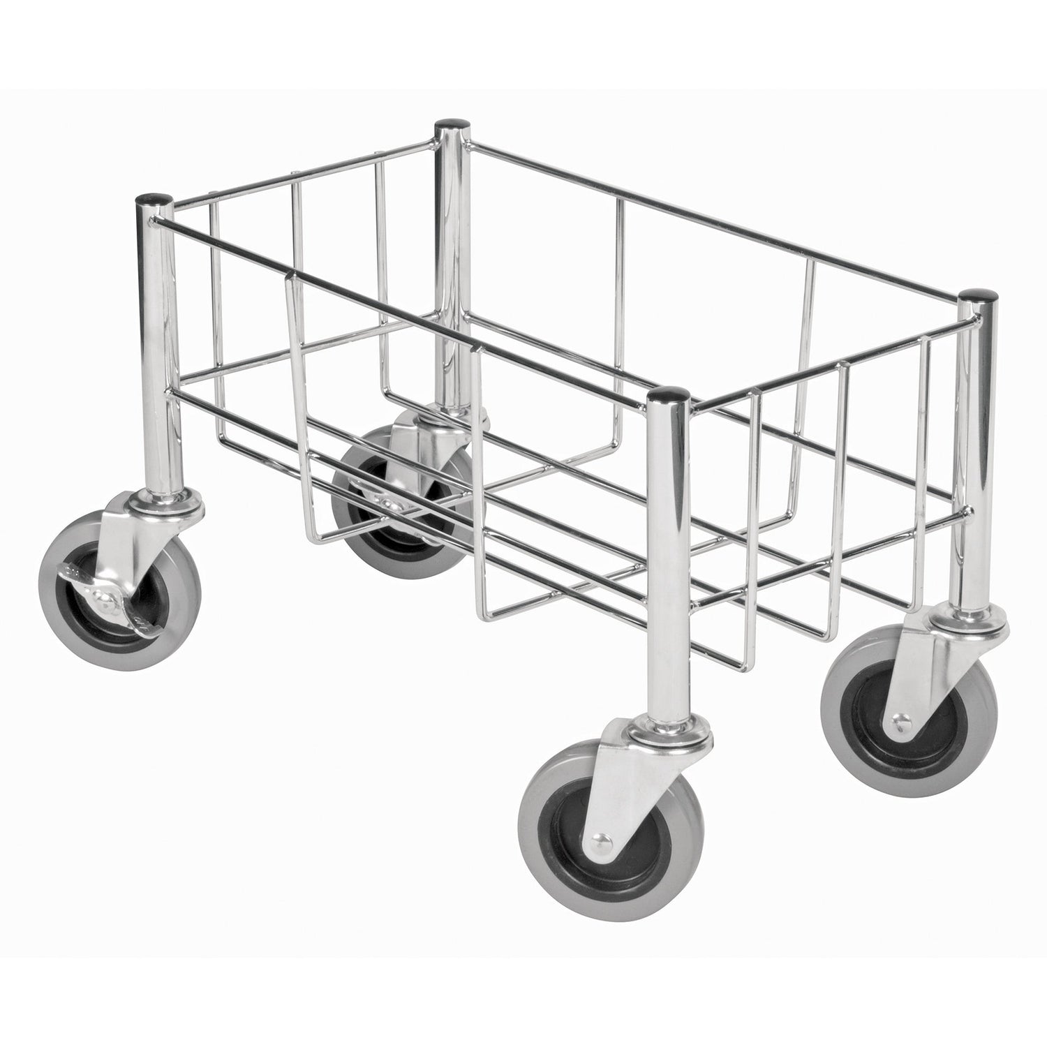 Winco DWR-1708 - Wire Dolly for Slender Trash Can