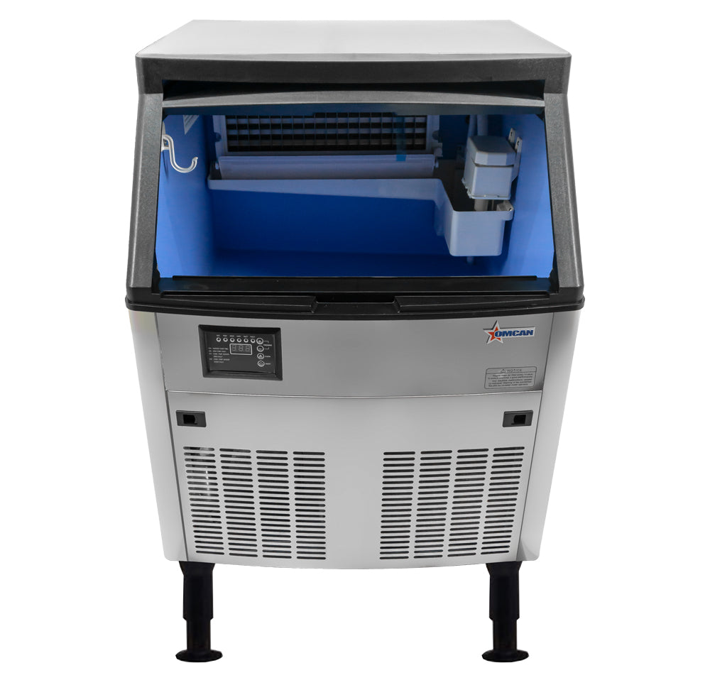 Omcan 26″ Ice Maker Machine with 80 lb. Ice Bin – Ice Yield 280 lb. per Day, Energy Star