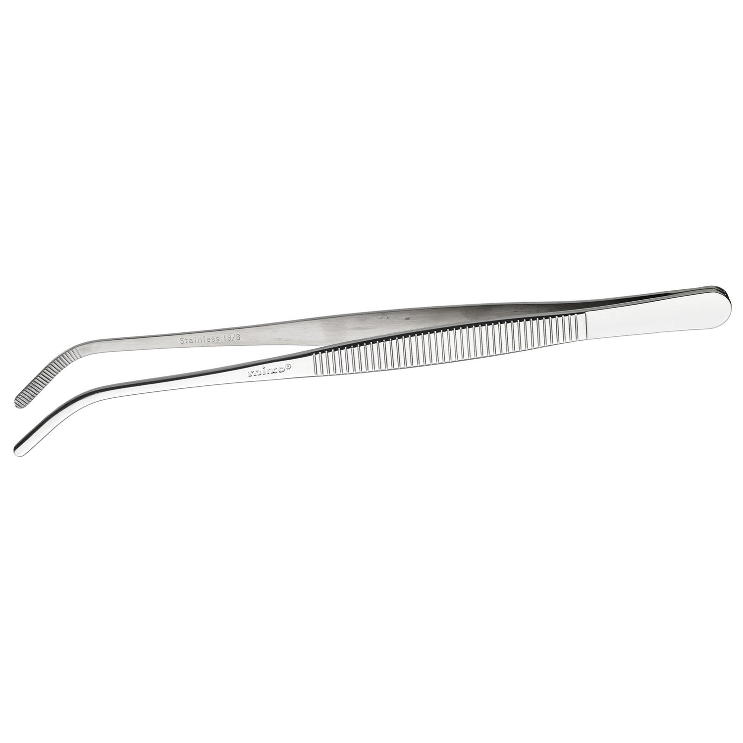 Winco TTG-8C - Plating Tongs - Curved, 8-3