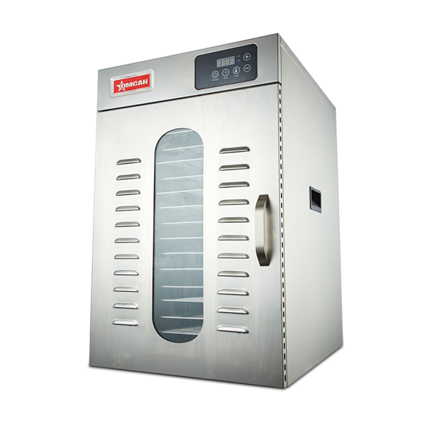 Omcan 16 Trays Stainless Steel Food Dehydrator with Digital Control