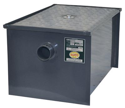 BK Resources BK-GT-14 14Lb 7Gpm Carbon Steel Grease Trap