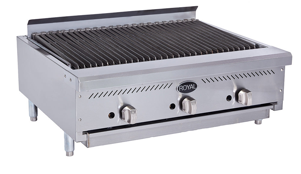 Royal 24" Stainless Steel Infrared Propane Radiant Broiler - RIB-24