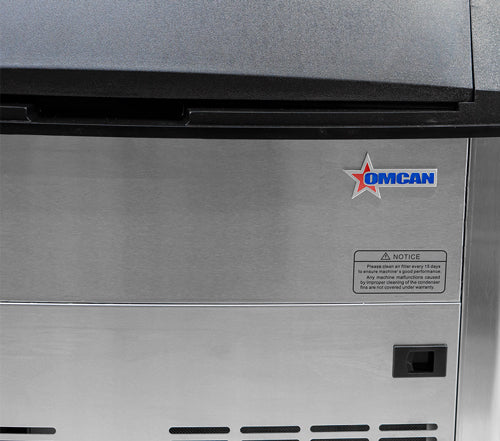 Omcan 26″ Ice Maker Machine with 80 lb. Ice Bin – Ice Yield 210 lb./day, Energy Star