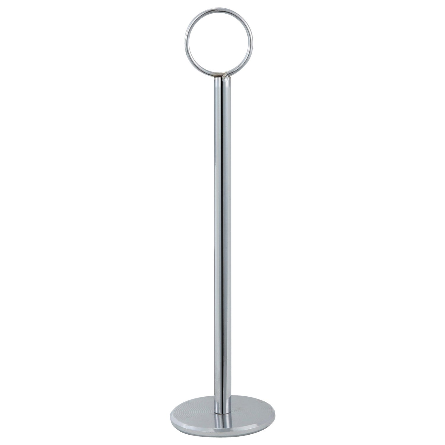 Winco TBH-8 - Table Number Holder, Chrome - 8"