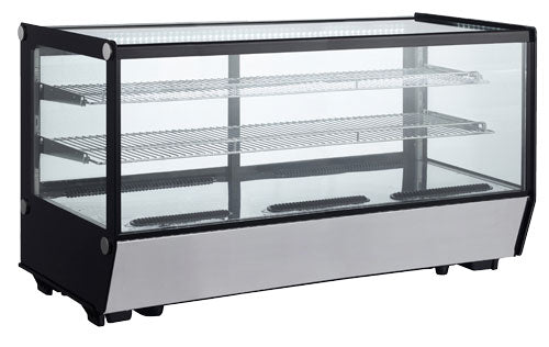 Omcan 48″ Square Glass Countertop Refrigerated Showcase 202 Liter (7.13 cu.ft.)