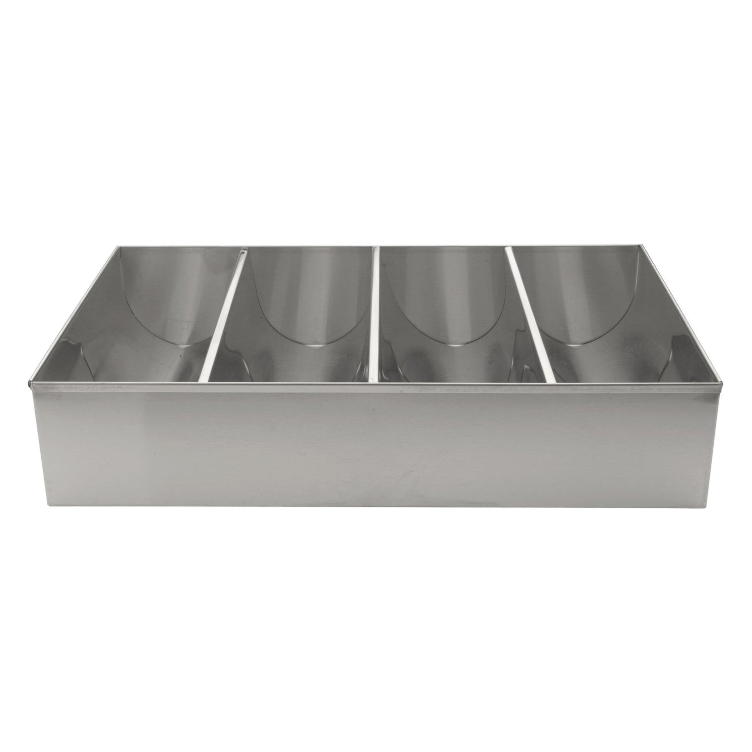 Winco SCB-4 - Stainless Steel Cutlery Bin