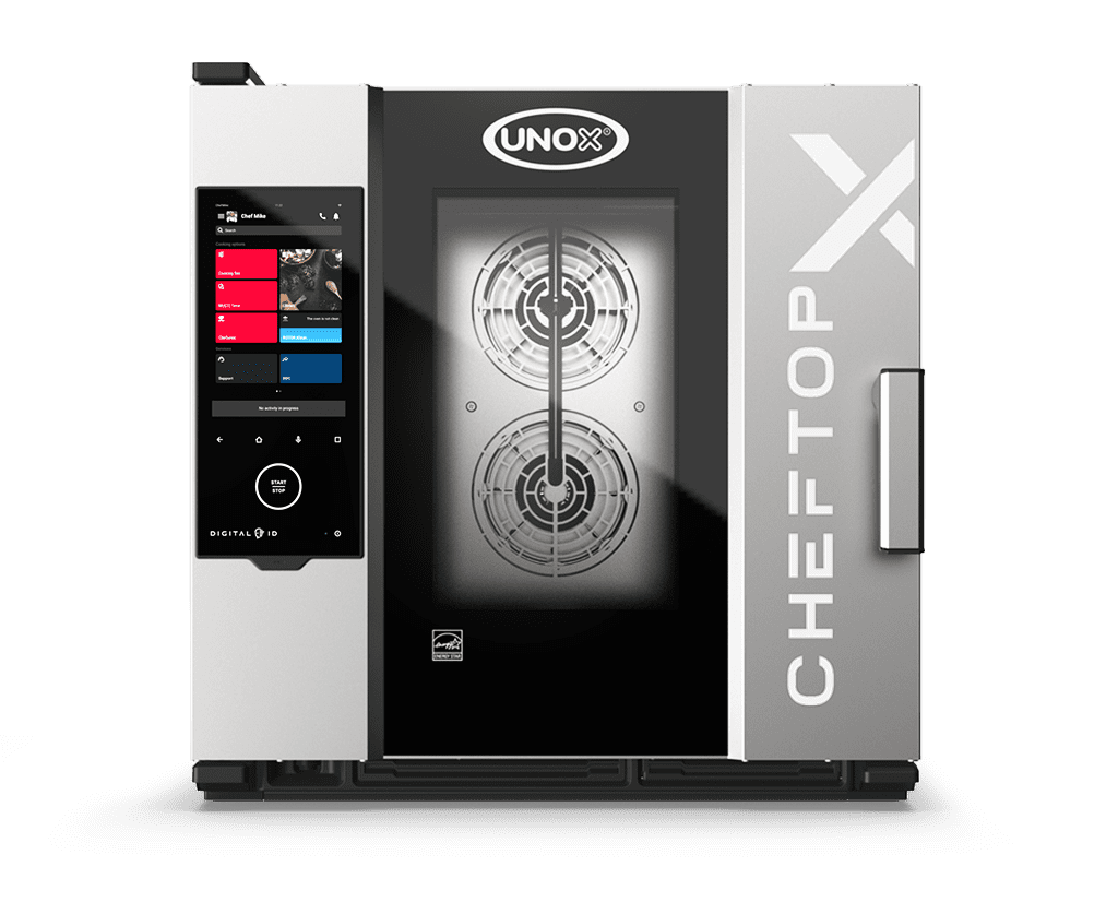 UNOX CHEFTOP-X Countertop Digital.ID 6 trays GN 1/1 Gas Combi Oven XEDA-0611-GXRS