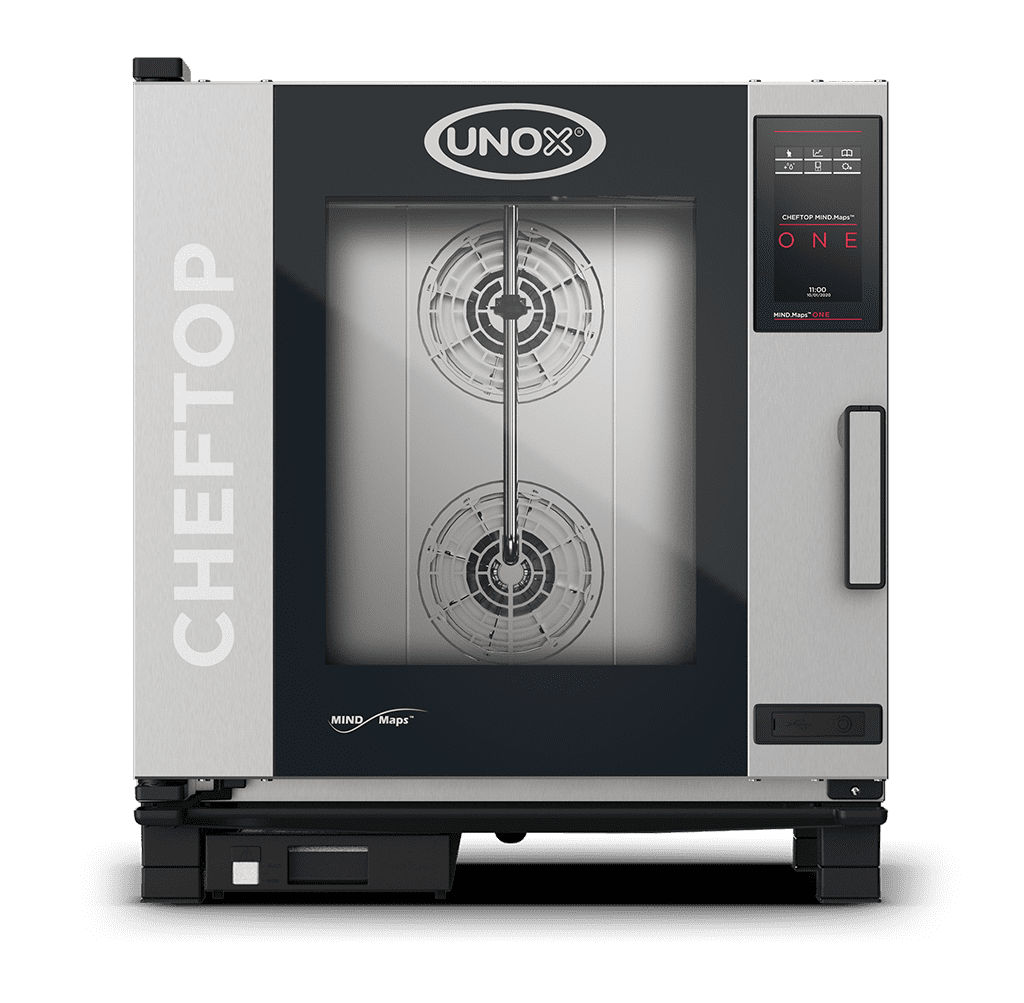 UNOX CHEFTOP MIND.Maps Countertop ONE 7 trays GN 1/1 Electric Combi Oven XEVC-0711-E1RM