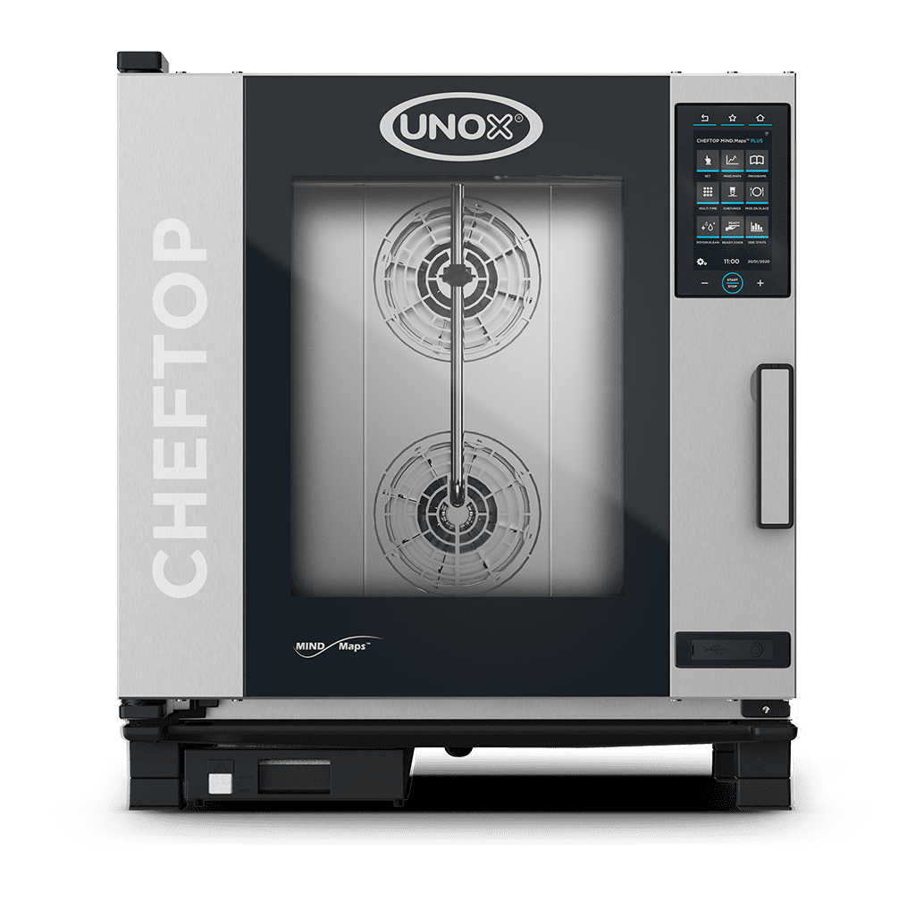 UNOX CHEFTOP MIND.Maps Countertop PLUS 7 trays GN 1/1 Electric Combi Oven XEVC-0711-EPRM-MS