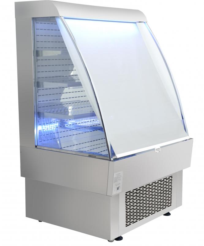 Omcan 39″ Grab-and-Go Open Refrigerated Floor Display Showcase, 380 Liter (13.42 cu.ft) – 110V, 1.7 HP (1280 W)