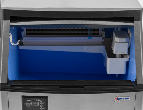 Omcan 26″ Ice Maker Machine with 80 lb. Ice Bin – Ice Yield 280 lb. per Day, Energy Star