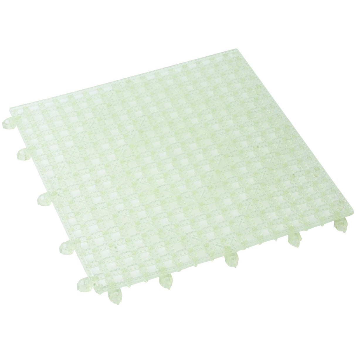 Winco BML-12C - Bar Mat, Interlocking, 12" x 12" - Clear