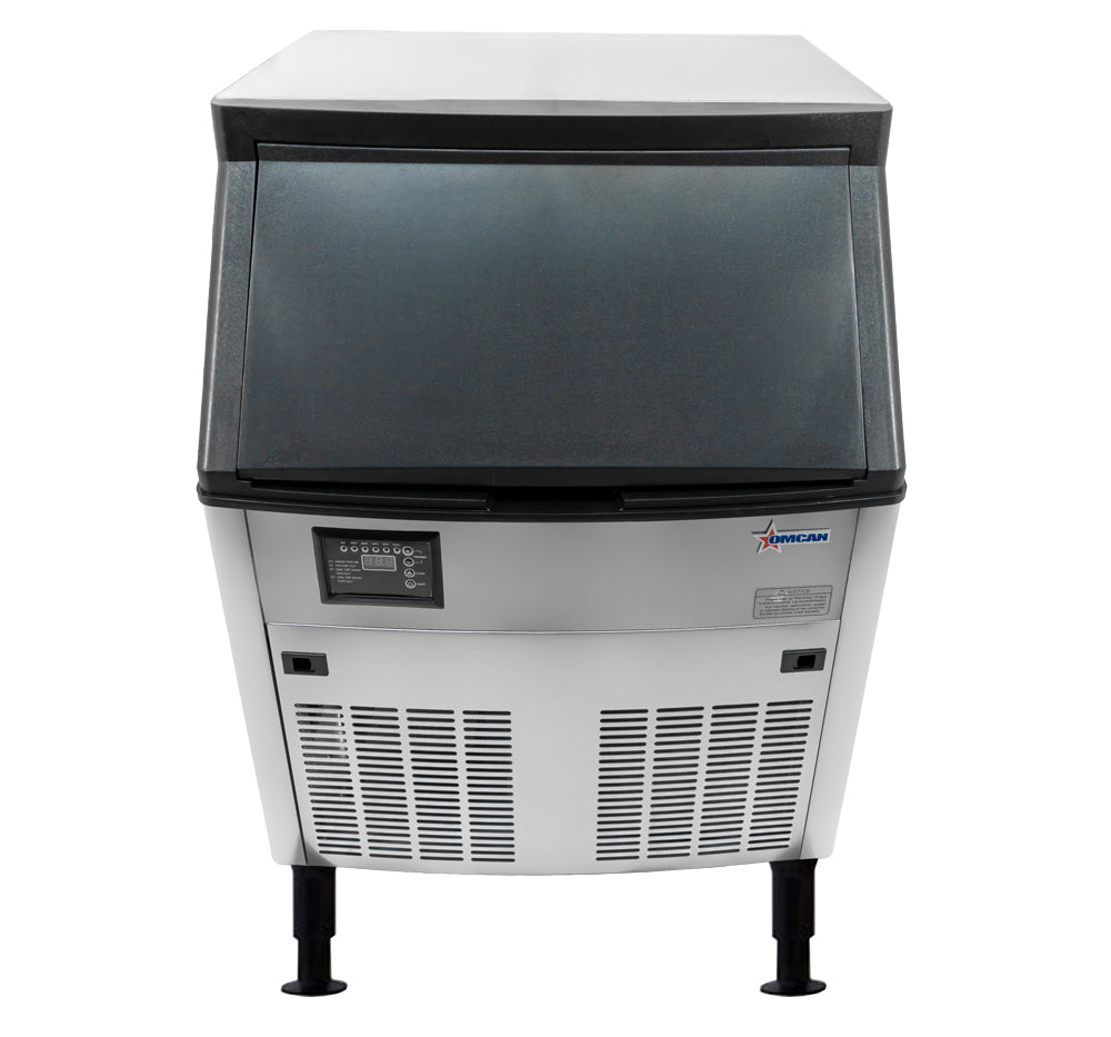 Omcan 26″ Ice Maker Machine with 80 lb. Ice Bin – Ice Yield 280 lb. per Day, Energy Star