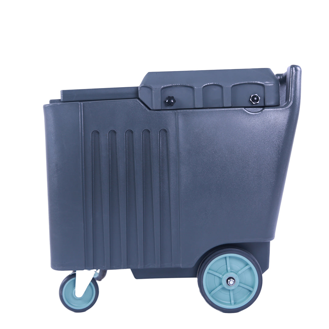 Omcan Insulated Ice Caddy with Sliding Lid and 125lb / 57kg Capacity