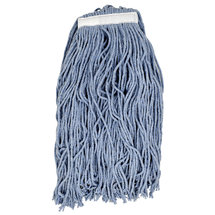 Omcan 24 oz / 600 g Blue Yarn Mop Head – Cut End