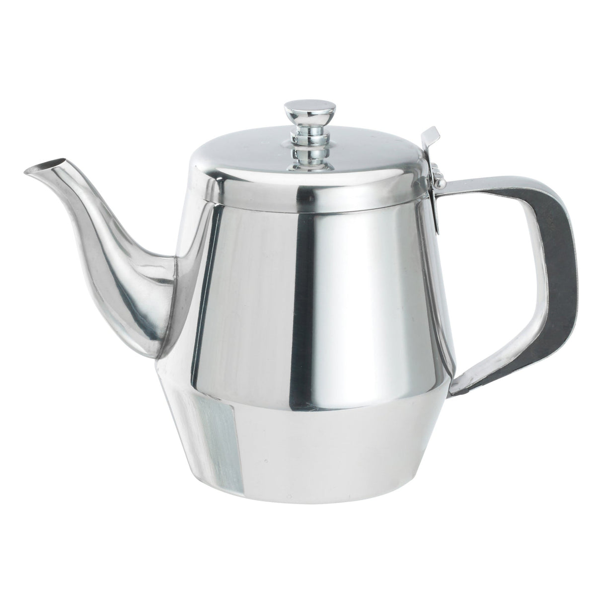 Winco JB2928 - Gooseneck Teapot, Stainless Steel - 28 oz
