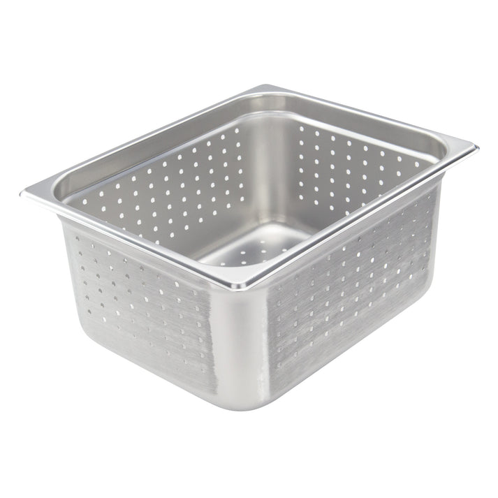 American Chef SP-106PF Steam Table Pan – Full Size, Perforated, 6" Deep, 18/8 Stainless Steel, NSF