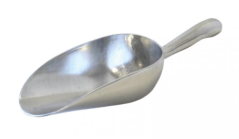 Omcan 5 oz One-Piece Aluminum Scoop with Round Bottom