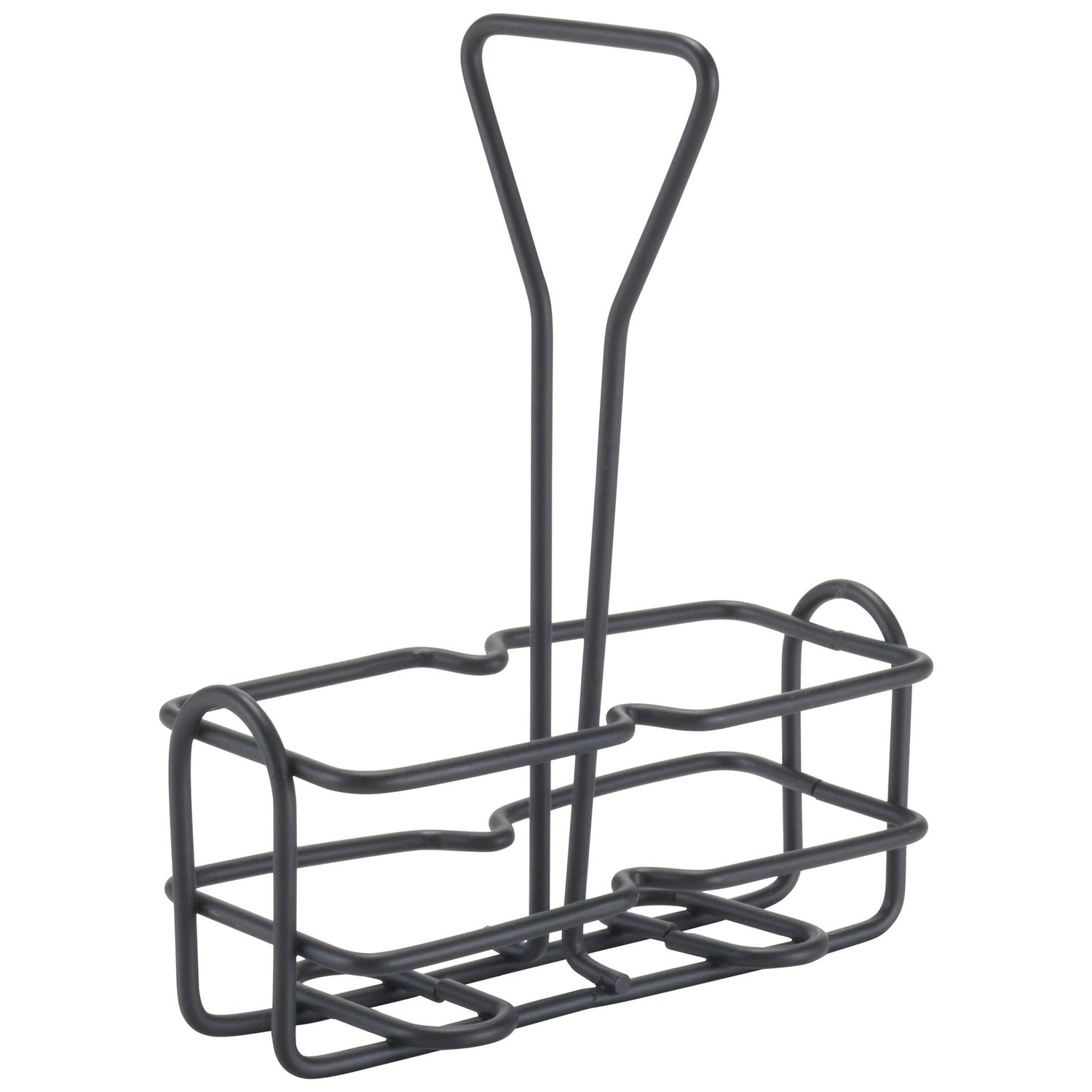 Winco WH-3K - Black Cruet Rack for 6 oz Oil/Vinegar Bottles