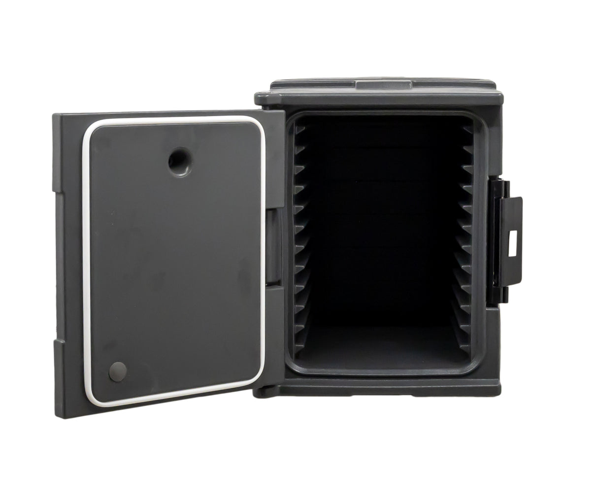 Omcan Insulated Polyethylene Food Pan Transport Carrier Front-Loading Design, up to 6 Pan Capacity