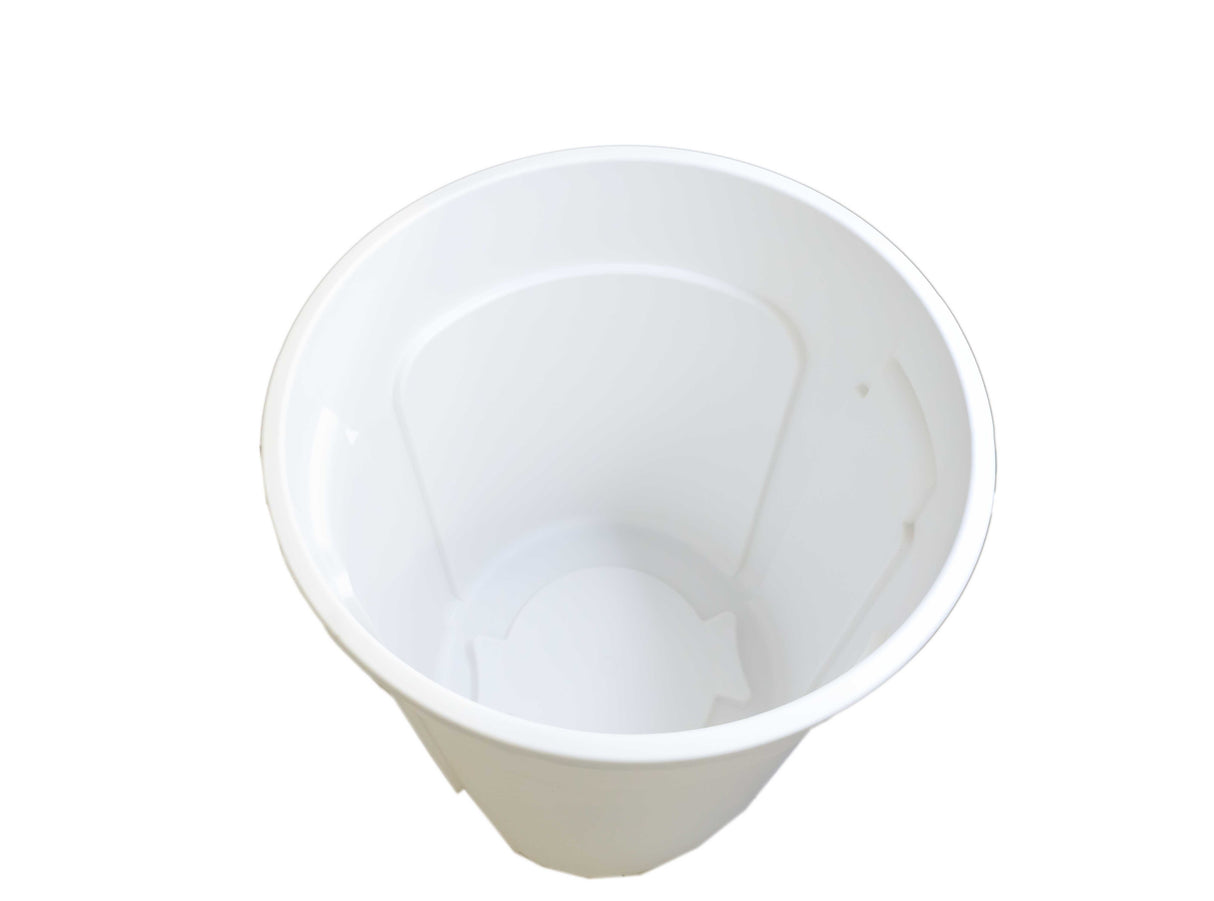 Omcan 32-Gallon Polyethylene White Food Storage Container