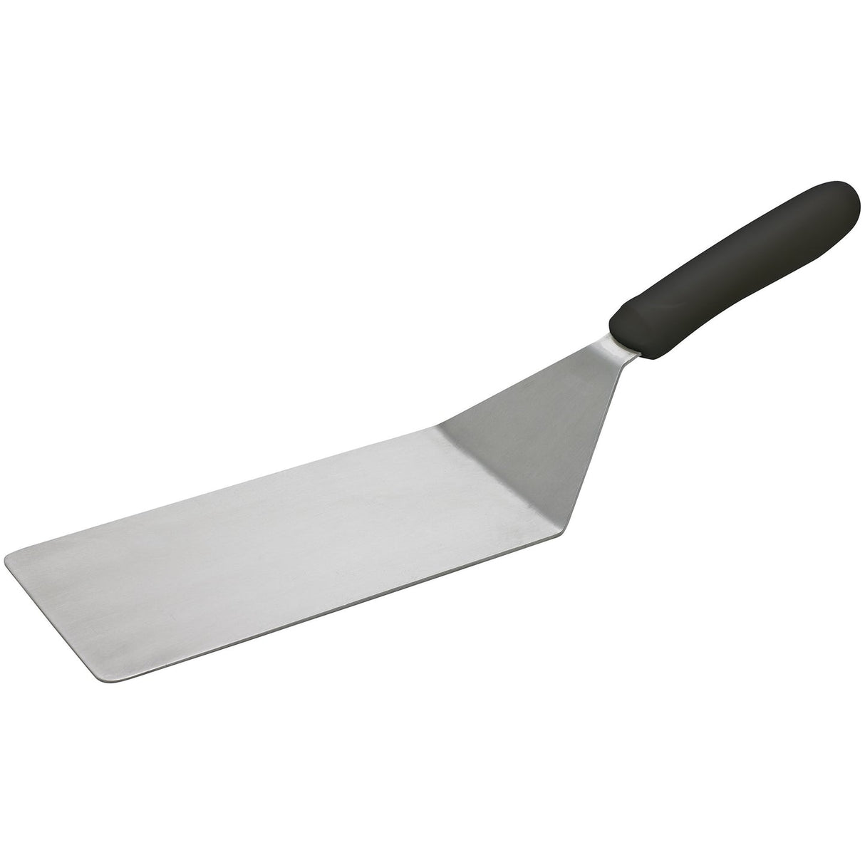 Winco TKP-42 - Turner with Offset, Black Polypropylene Handle, 8" x 4" Blade