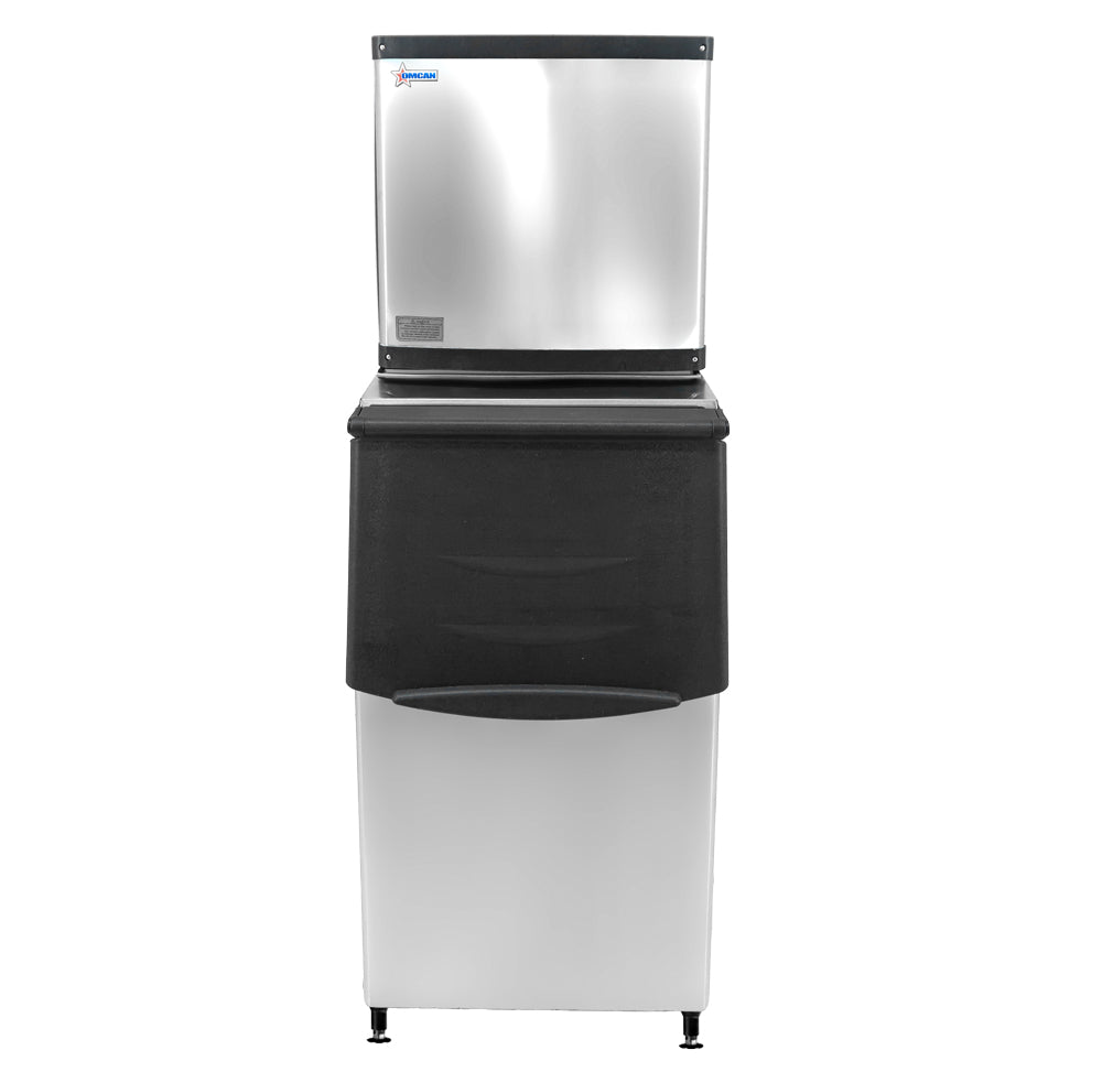 Omcan 22″ Ice Maker Machine with 275 lb. Ice bin – Ice Yield 350 lb./day, Energy Star