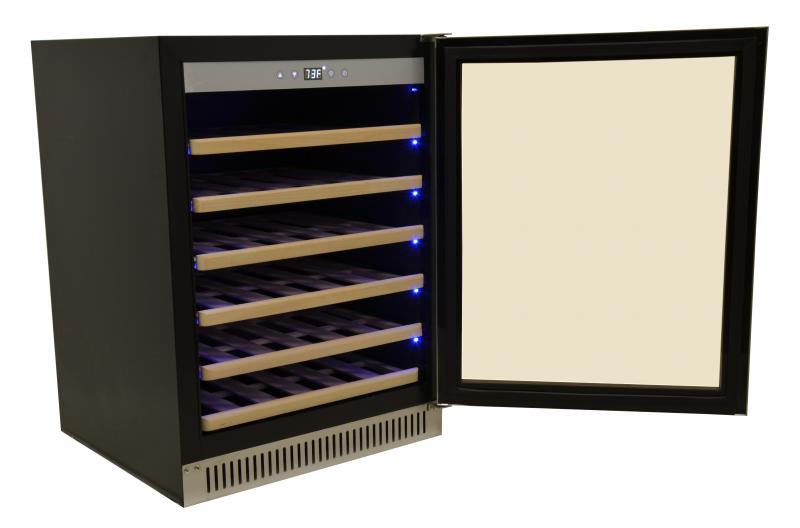 Vinovero 23" Single Zone Wine Cooler with 51 Bottle Capacity and Stainless Steel Door