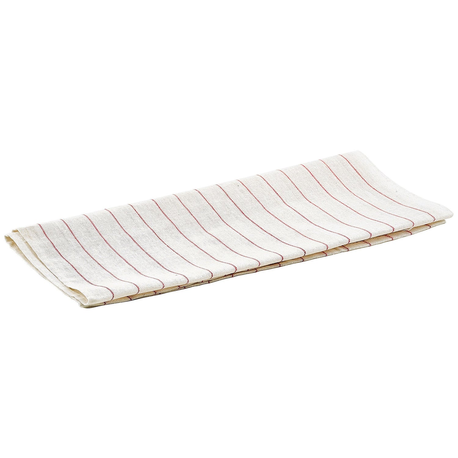 Winco BTGP-21 - Glass Polishing Towel, Red Stripes, 16"x 29"