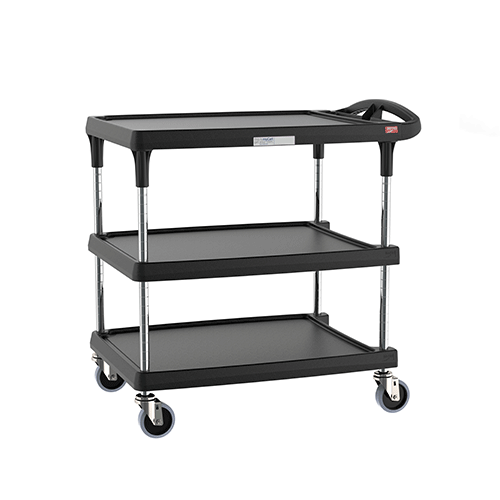 Metro myCart Plus Series 3-Shelf Height-Adjustable Utility Carts
