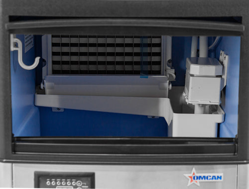 Omcan 20″ Ice Maker Machine with 40 lb. Ice Bin – Ice Yield 120 lb./day, Energy Star