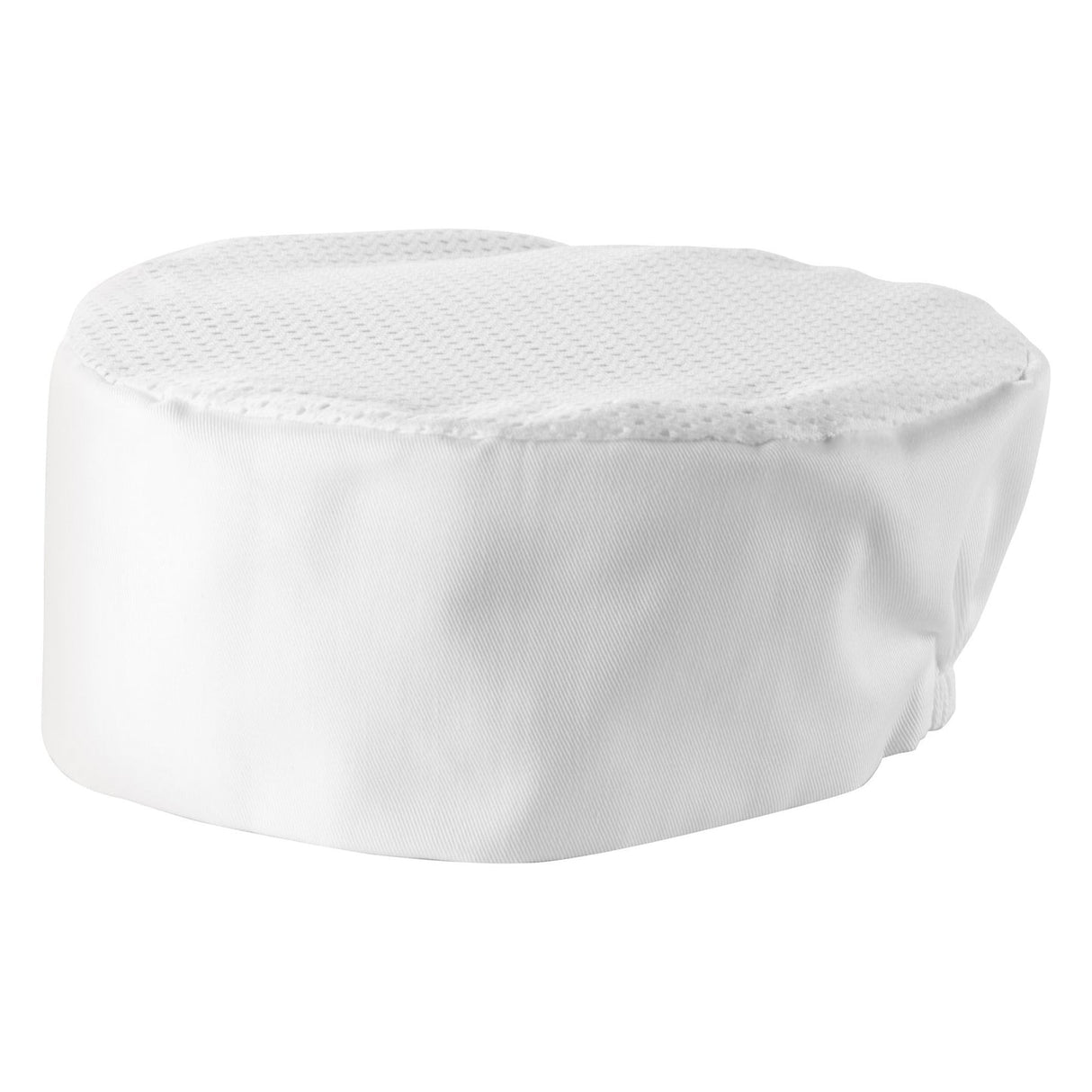 Winco CHPB-3WX - Ventilated Pillbox Hats - White, Large