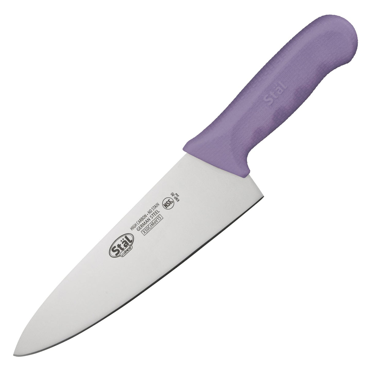 Winco KWP-80P - Allergen-Free 8" Chef's Knife