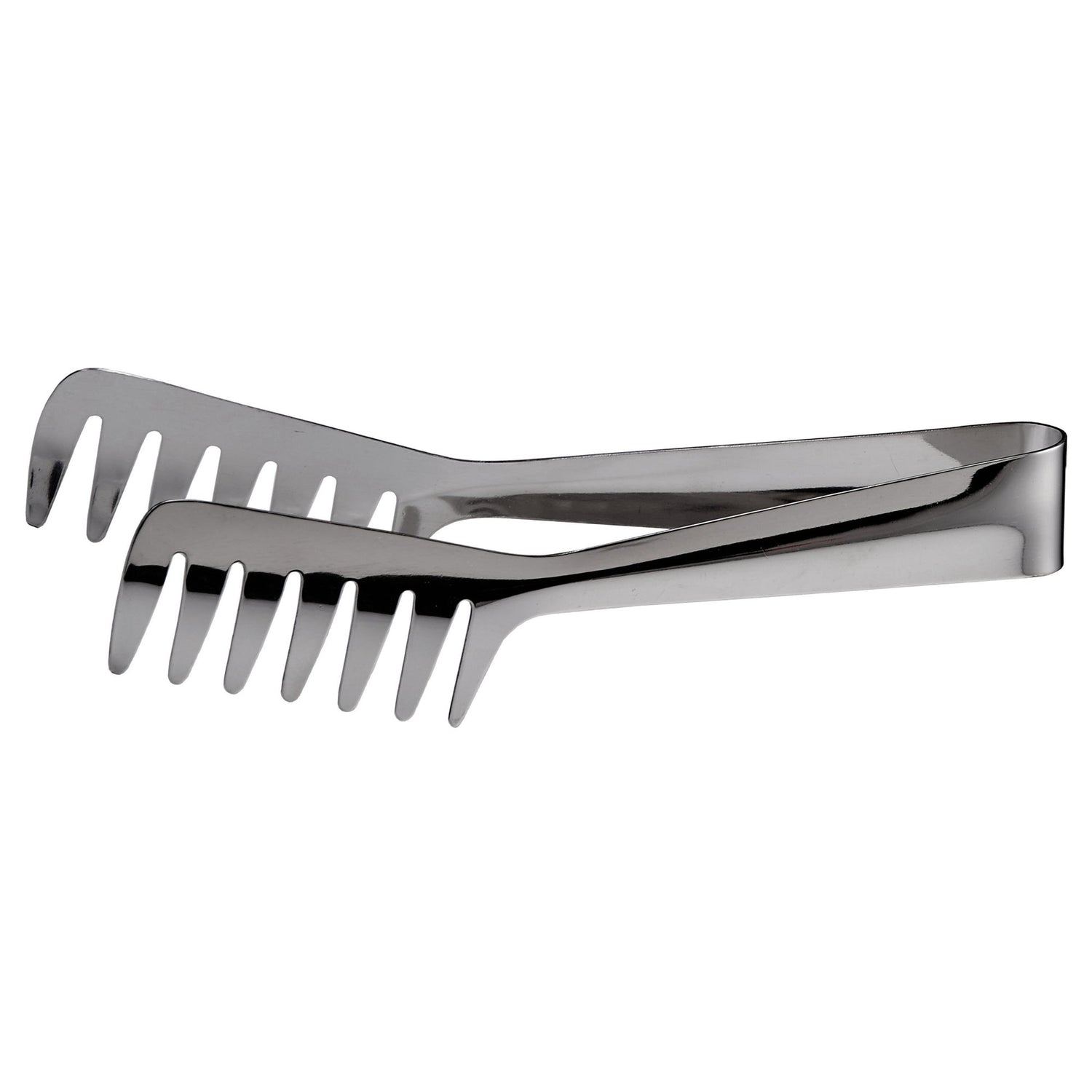 Winco ST-8 - Spaghetti Tongs, Mirror Finish Stainless Steel, 8"