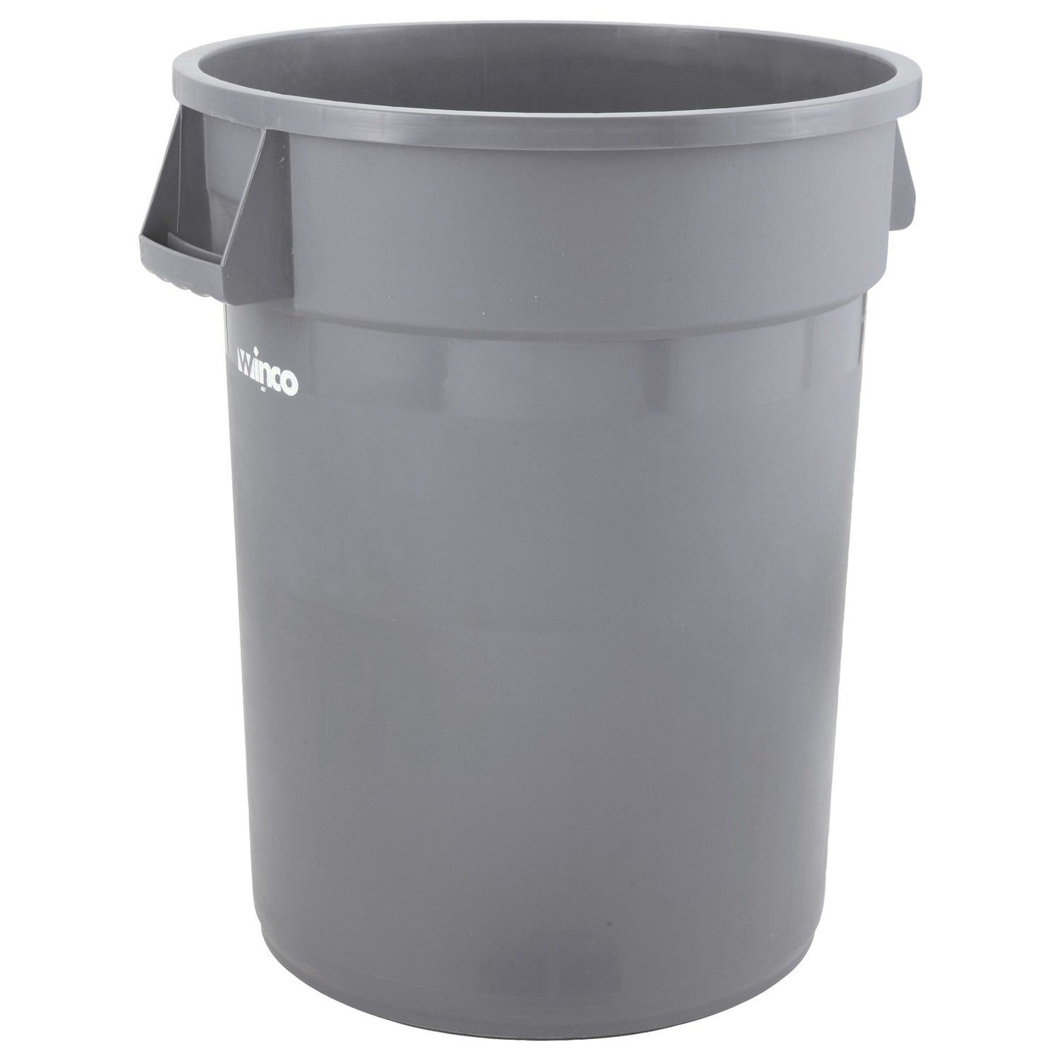 Winco PTC-20G - Heavy-Duty Round Trash Can - Gray, 20 Gallon