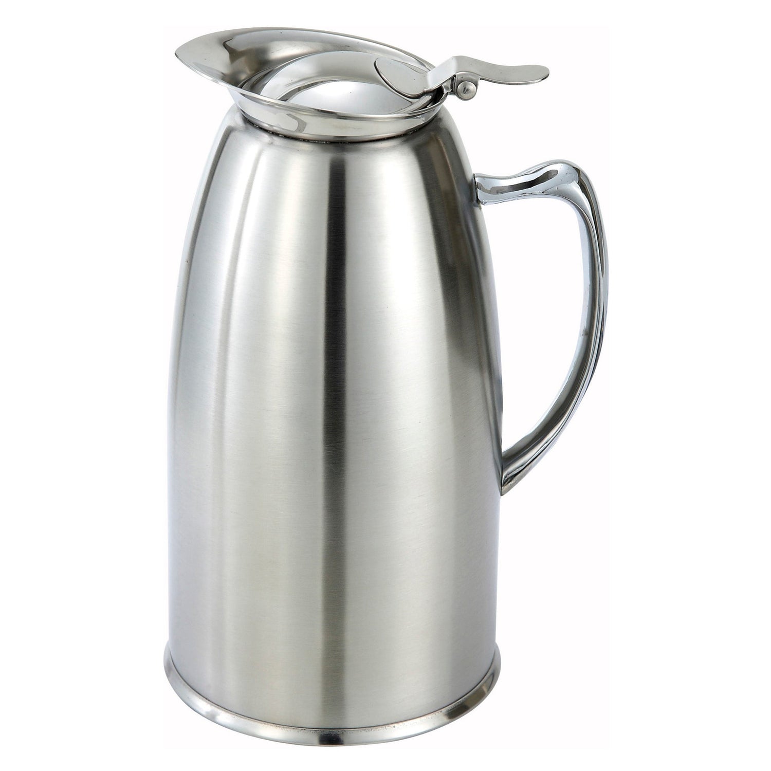 Winco VSS-508 - 20 oz Double Wall Stainless Steel Beverage Server, Satin Finish