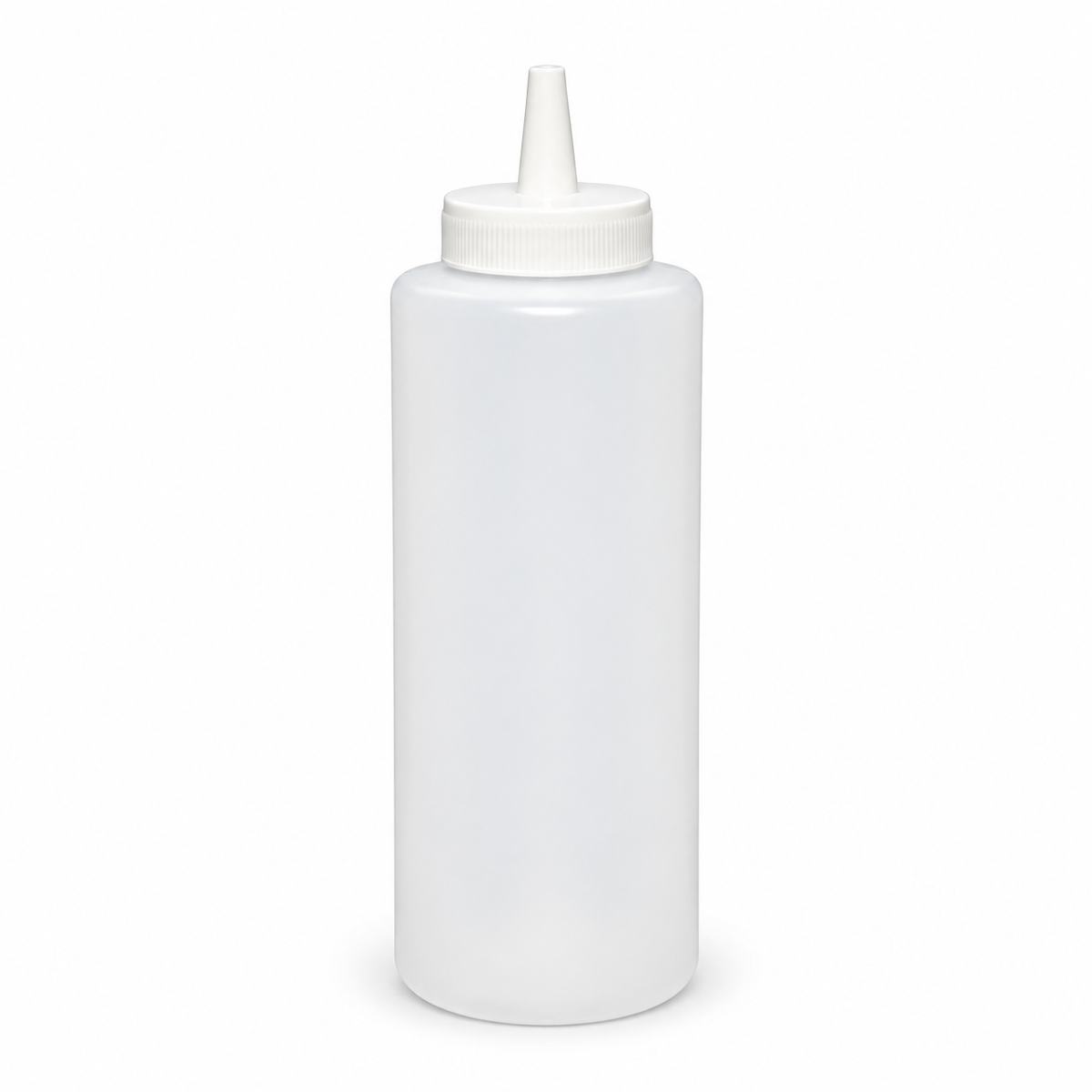 American Chef SB-12C - Regular Squeeze Bottles - 12 oz, Clear, Plastic