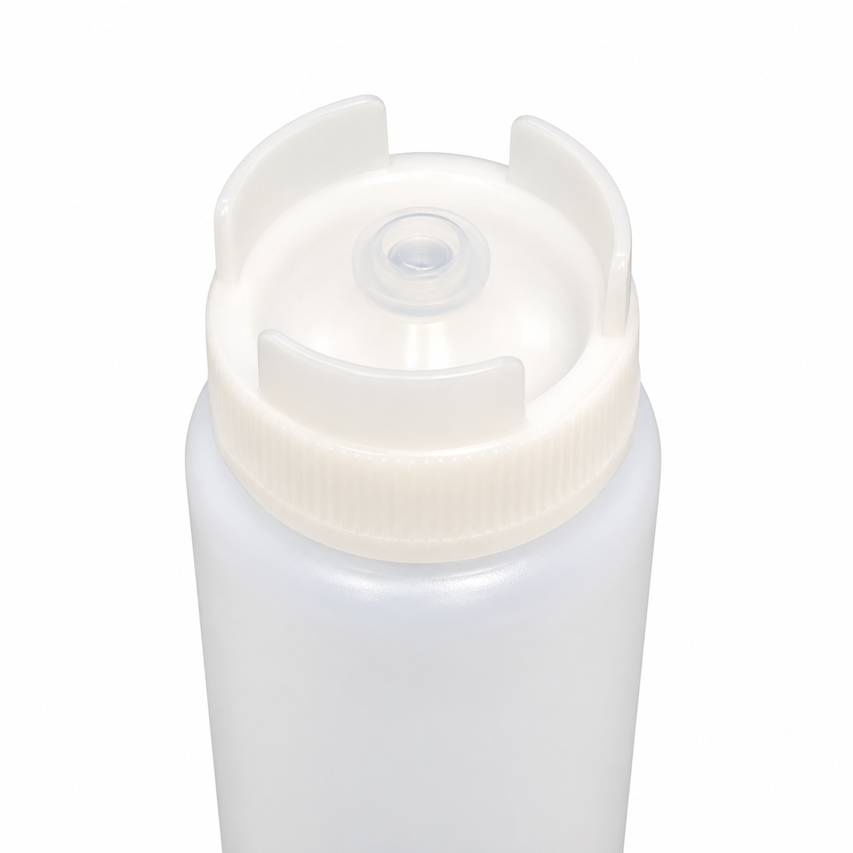 American Chef SB-16H - 16oz FIFO Squeeze Bottles, Wide Mouth, Clear, Plastic