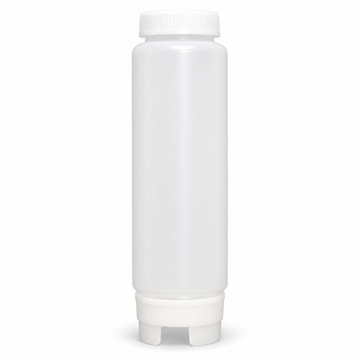 American Chef SB-16H - 16oz FIFO Squeeze Bottles, Wide Mouth, Clear, Plastic