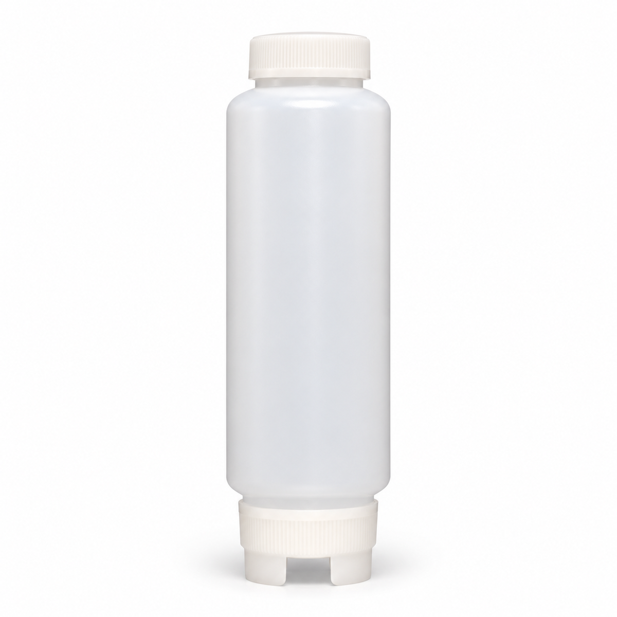 American Chef SB-20H - 20oz FIFO Squeeze Bottles, Wide Mouth, Clear, Plastic