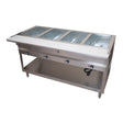 BK Resources Open Well Electric Steam Table 4 Well - 120V 2000W - VRS Restaurant Equipment & Supply Store