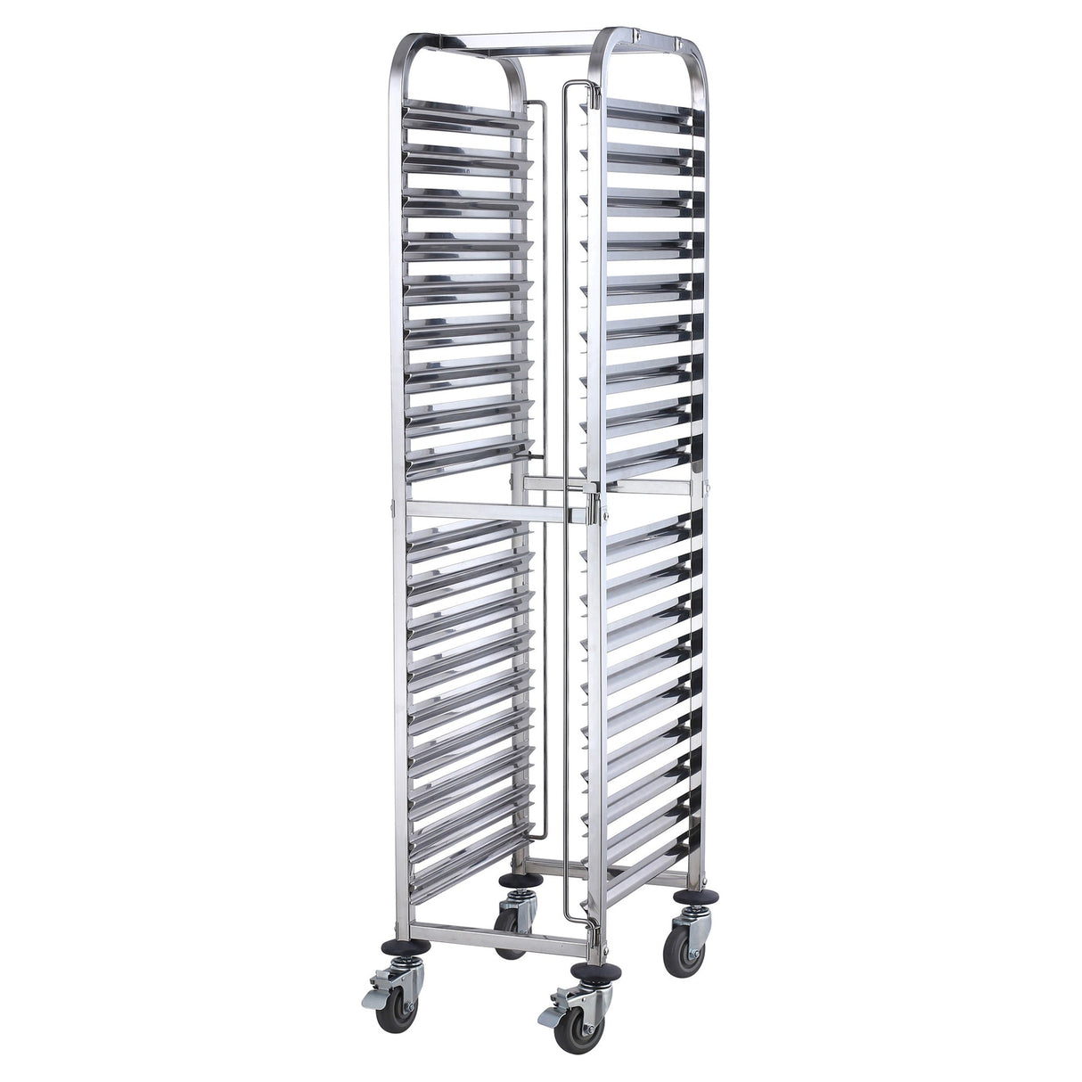 Winco SRK-36 - 36-Tier End-Load Steam/Food Pan Rack with Brakes
