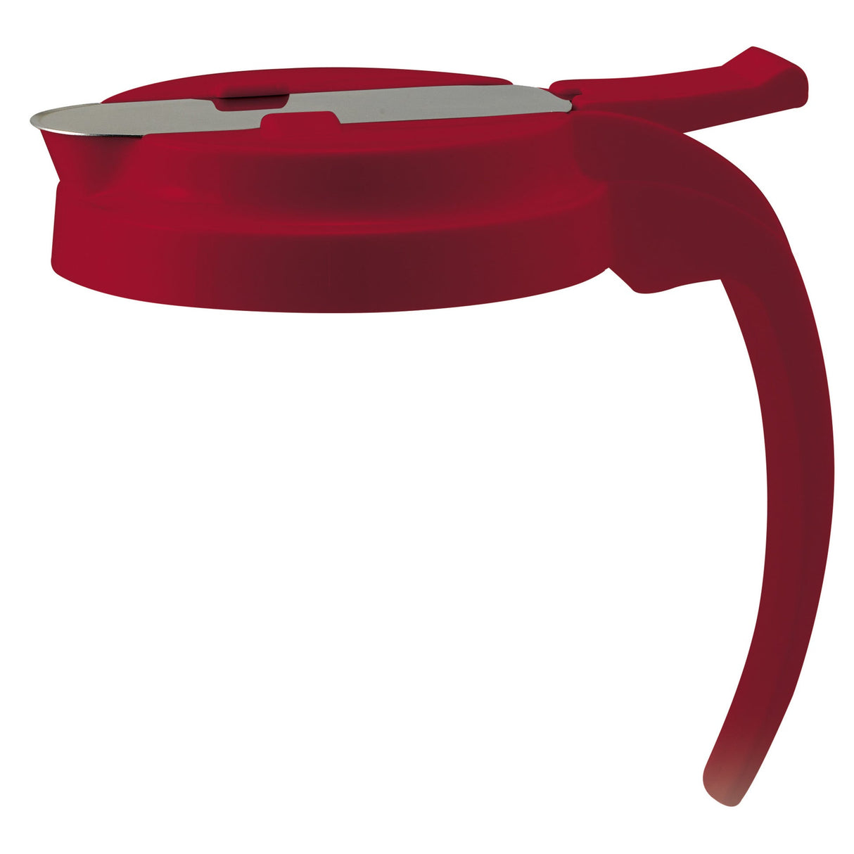 Winco PSUD-RLID - Lid for 32 and 48 oz Syrup Dispensers - Red